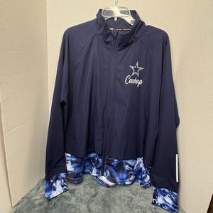 MSX  Michael Strahan for NFL Dallas Cowboys Women's Full-zip Jacket 2XL